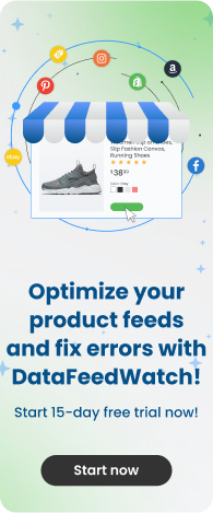 Optimize your product feeds and fix errors with DataFeedWatch